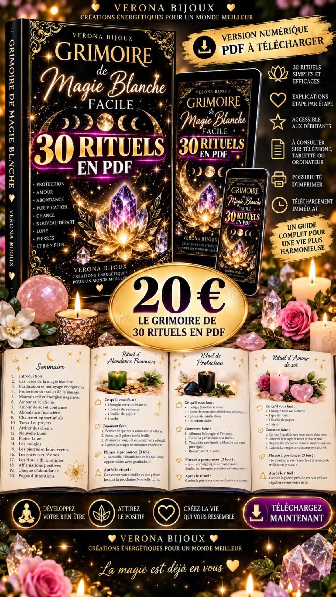 30 rituels PDF à télécharger débutants